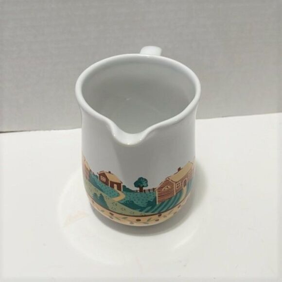 Corelle Coordinates Stoneware Landscape Creamer and Sugar Bowl with Lid - Picture 6 of 7